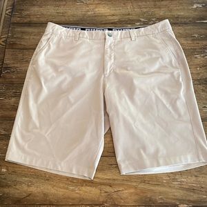 Puma Tan Flat Front Golf Shorts